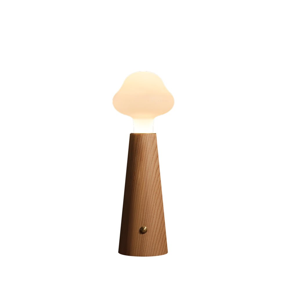 Mushio drewniana lampa stołowa w kształcie chmury