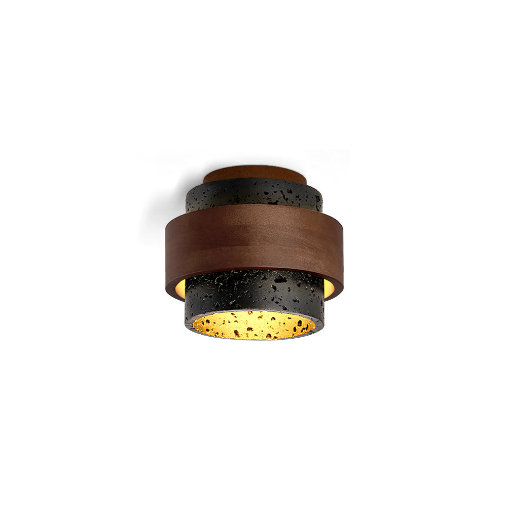 Ciemny Travertine lampa sufitowa