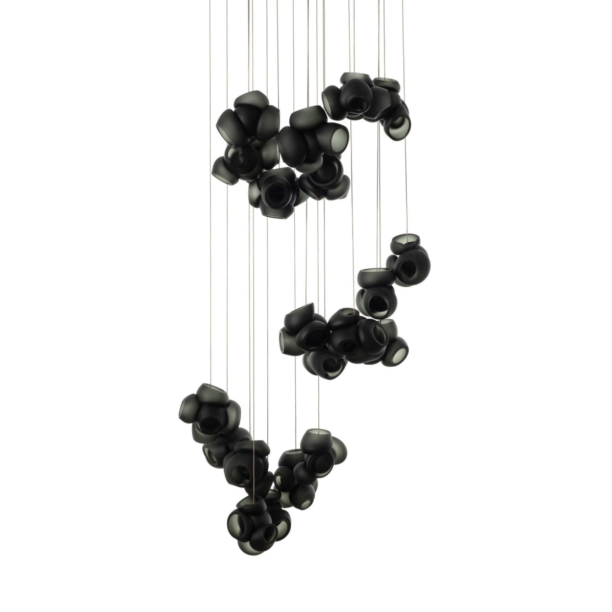 Ursa Bubbles Cluster lampa wisząca ze szkła