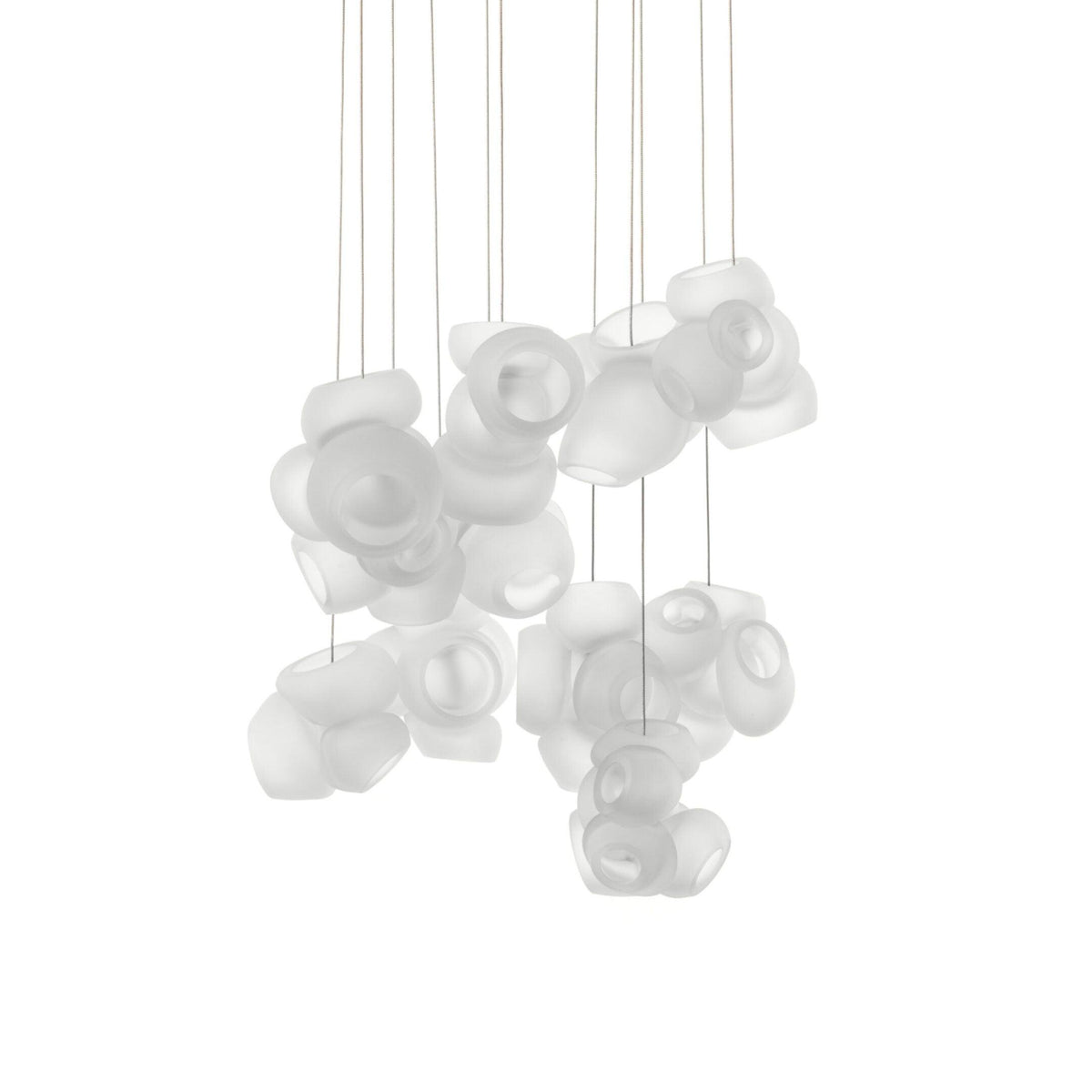 Ursa Bubbles Cluster lampa wisząca ze szkła