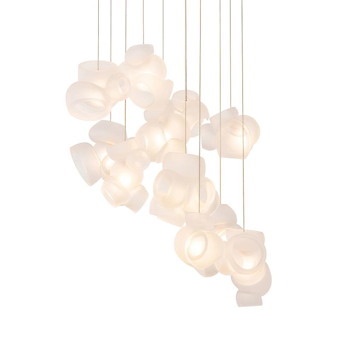 Ursa Bubbles Cluster lampa wisząca ze szkła