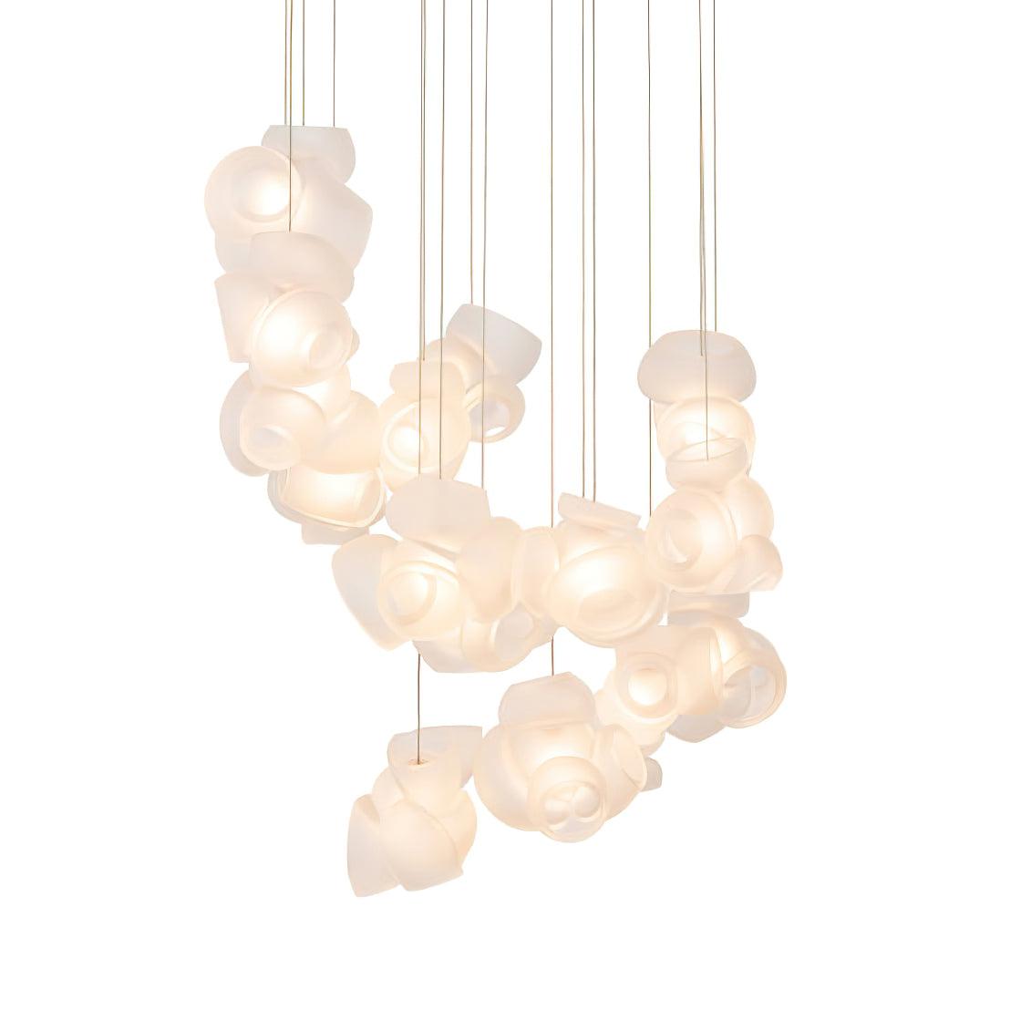 Ursa Bubbles Cluster lampa wisząca ze szkła