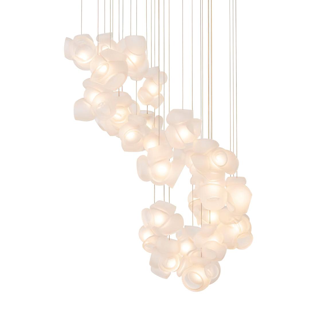 Ursa Bubbles Cluster lampa wisząca ze szkła