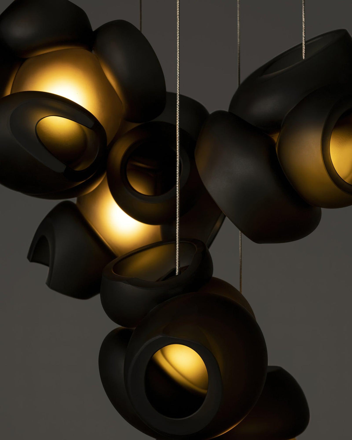 Ursa Bubbles Cluster lampa wisząca ze szkła