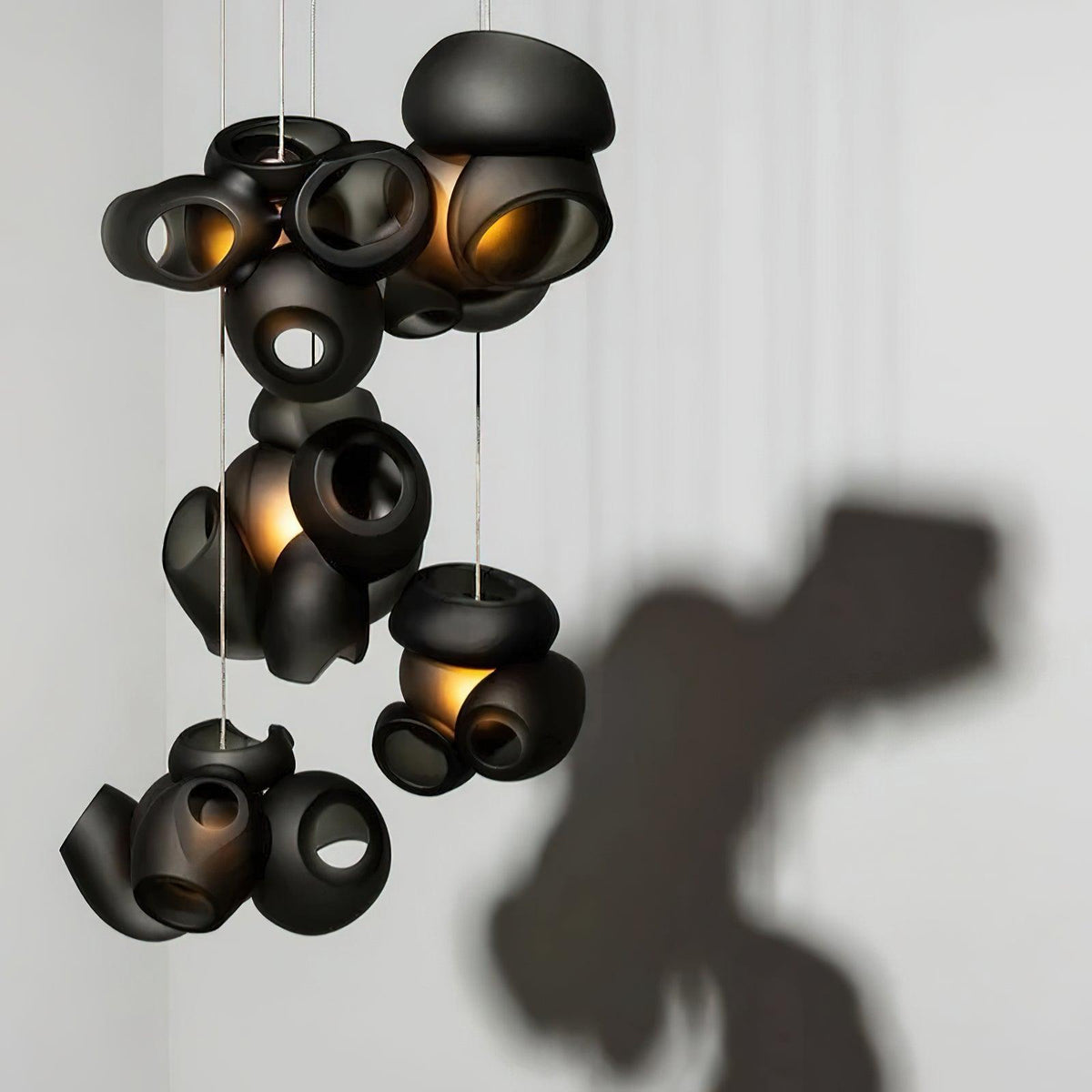 Ursa Bubbles Cluster lampa wisząca ze szkła