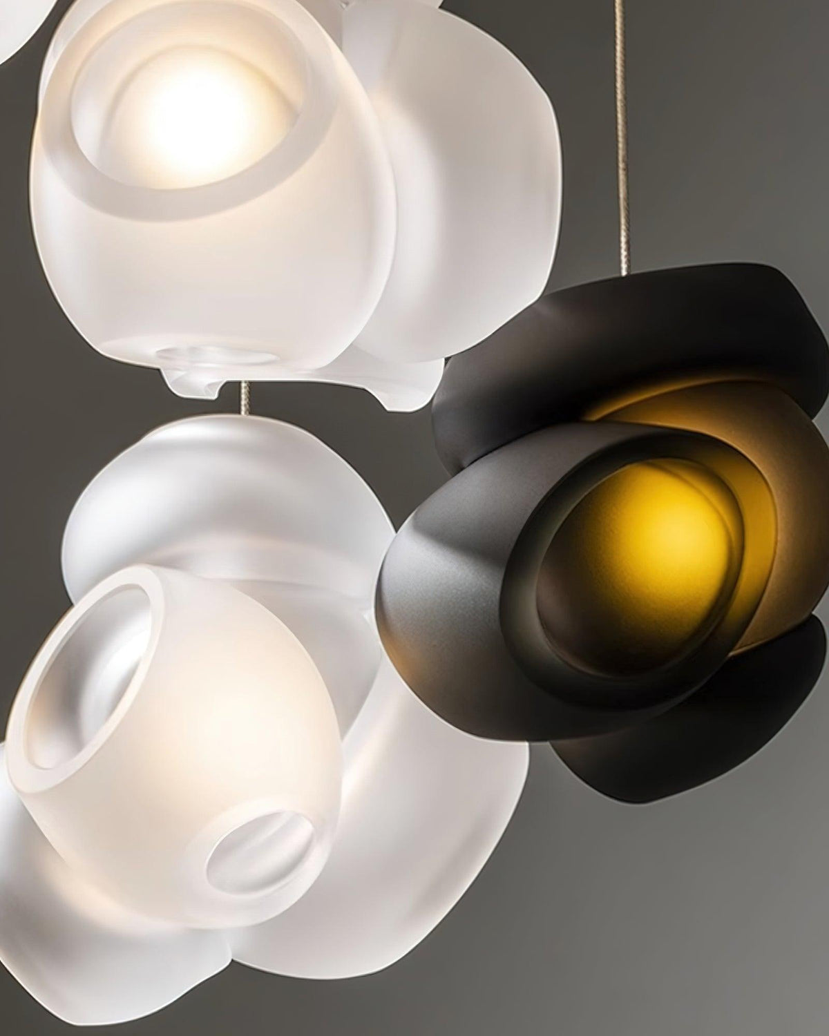Ursa Bubbles Cluster lampa wisząca ze szkła