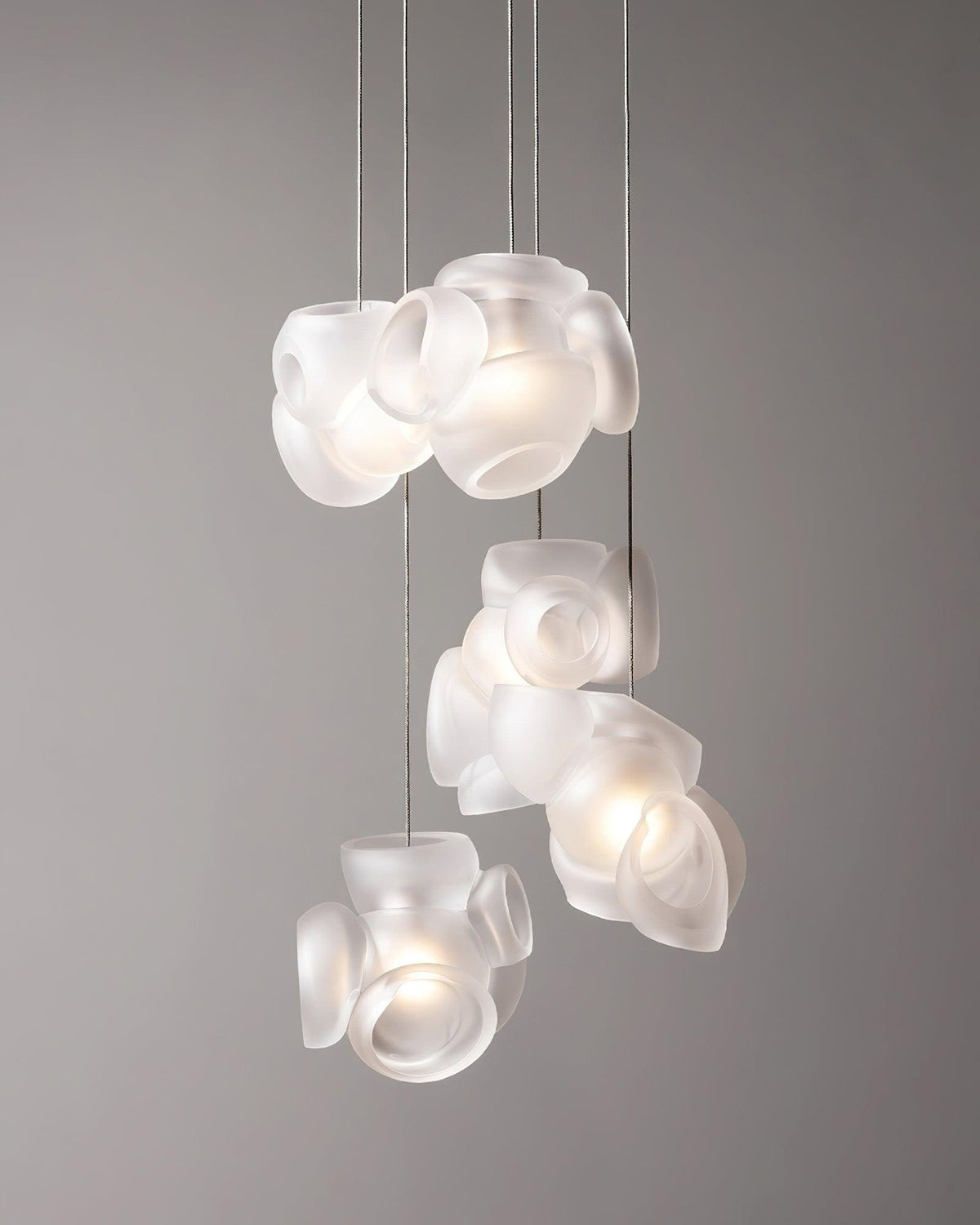 Ursa Bubbles Cluster lampa wisząca ze szkła