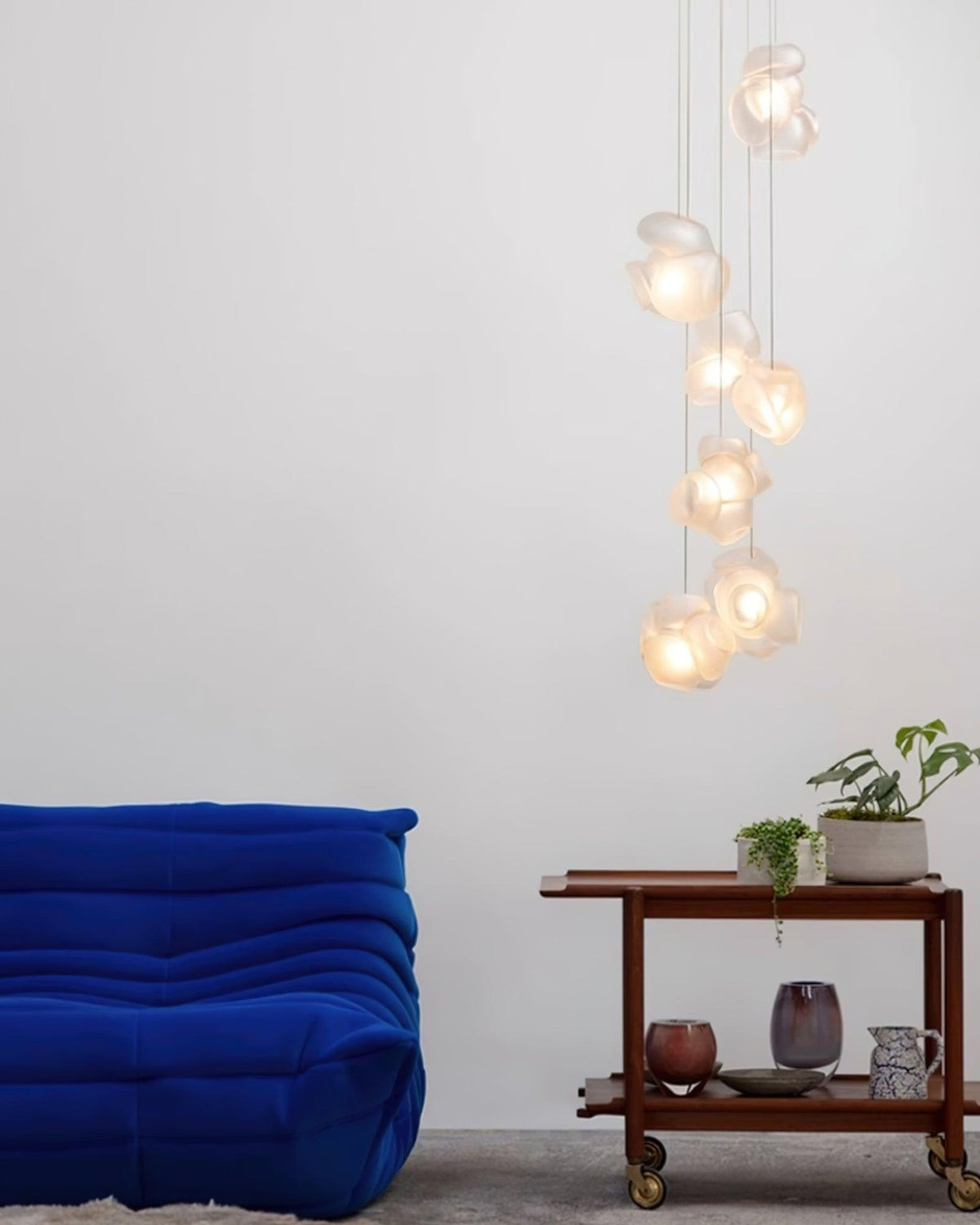 Ursa Bubbles Cluster lampa wisząca ze szkła