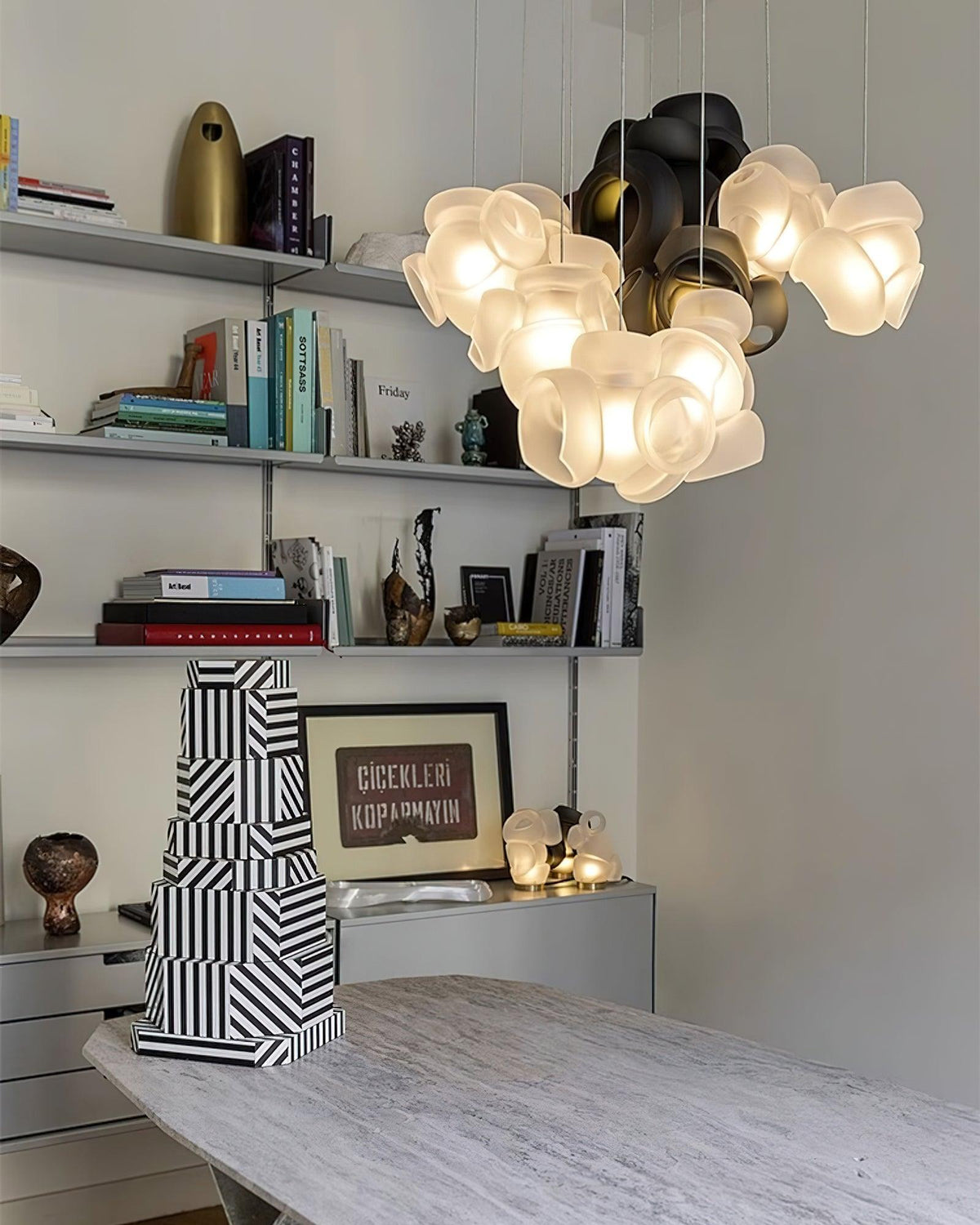 Ursa Bubbles Cluster lampa wisząca ze szkła