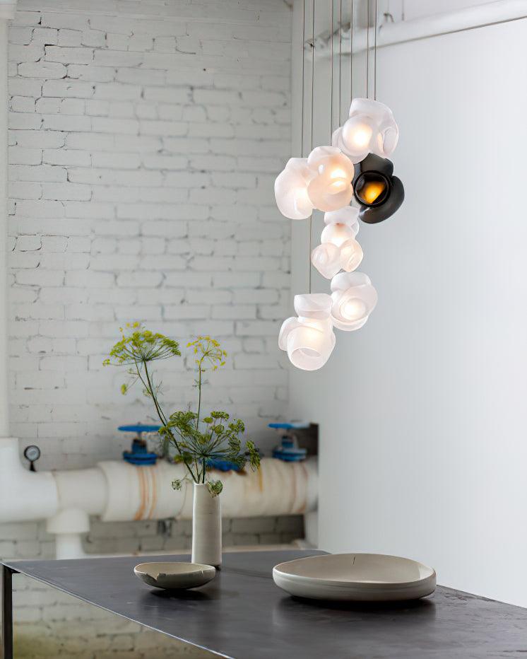 Ursa Bubbles Cluster lampa wisząca ze szkła