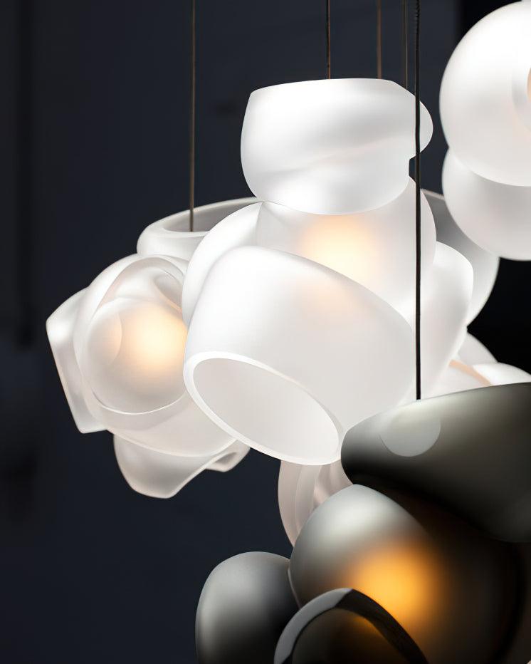 Ursa Bubbles Cluster lampa wisząca ze szkła