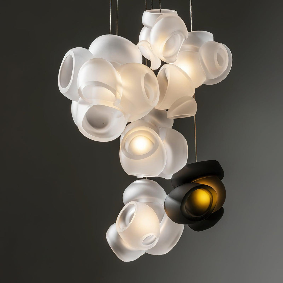 Ursa Bubbles Cluster lampa wisząca ze szkła