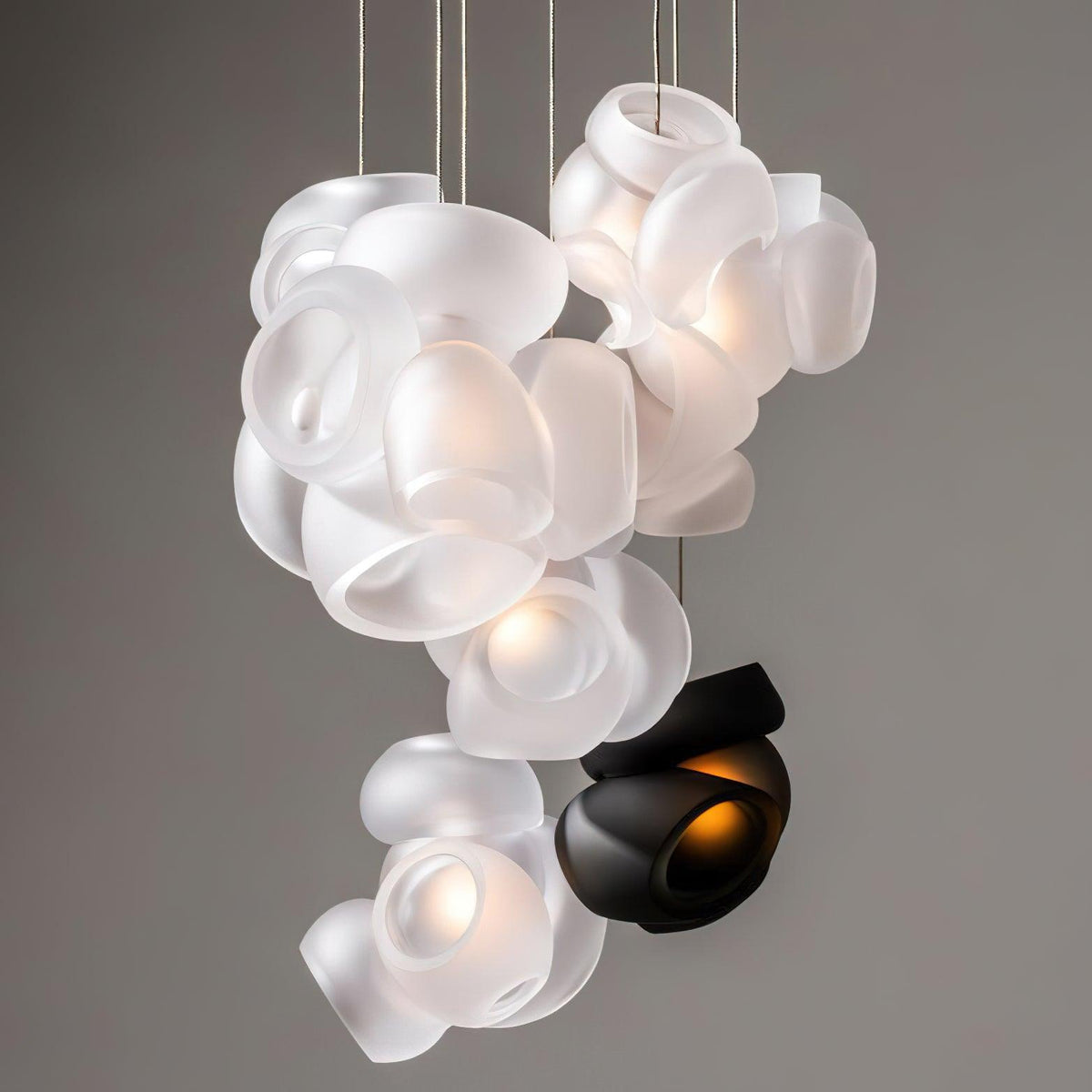Ursa Bubbles Cluster lampa wisząca ze szkła
