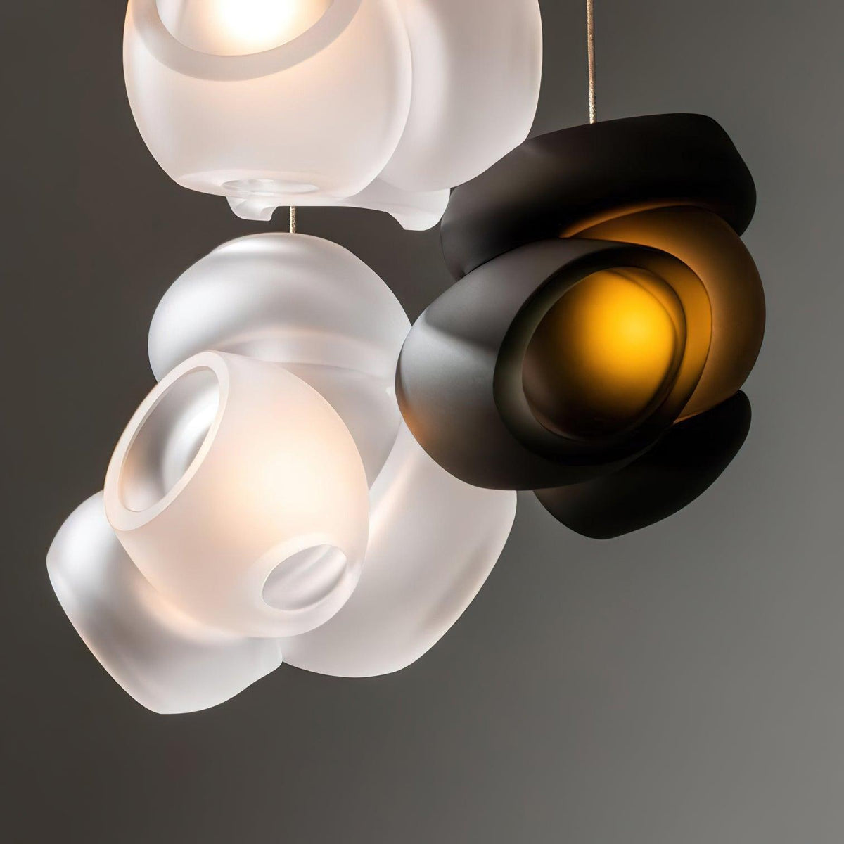 Ursa Bubbles Cluster lampa wisząca ze szkła