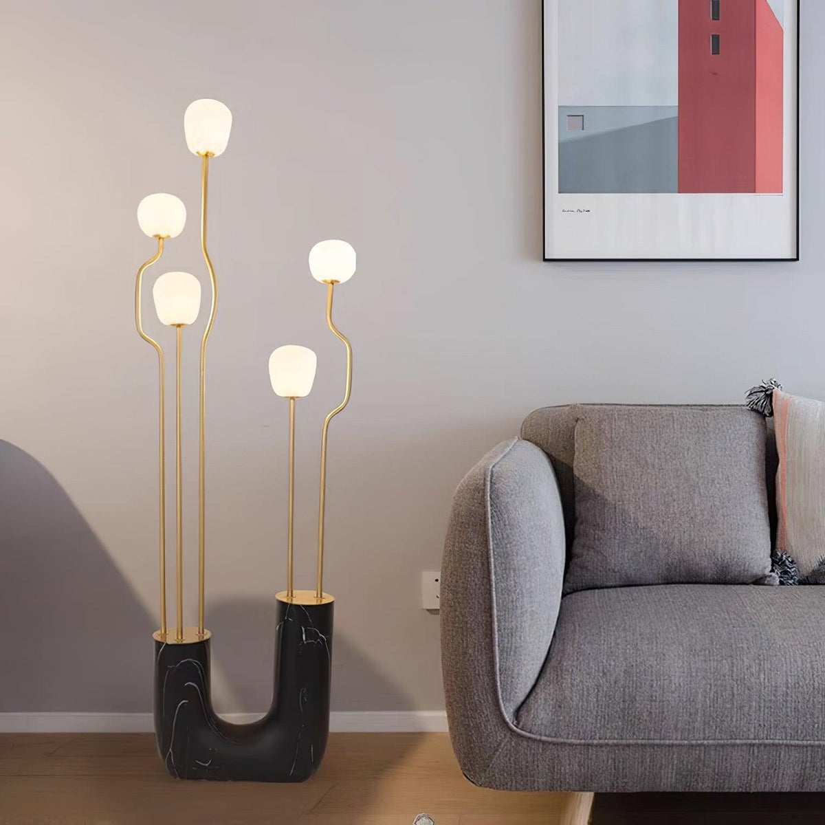 Avenoaya elegancka zewnętrzna lampa stojąca Comet