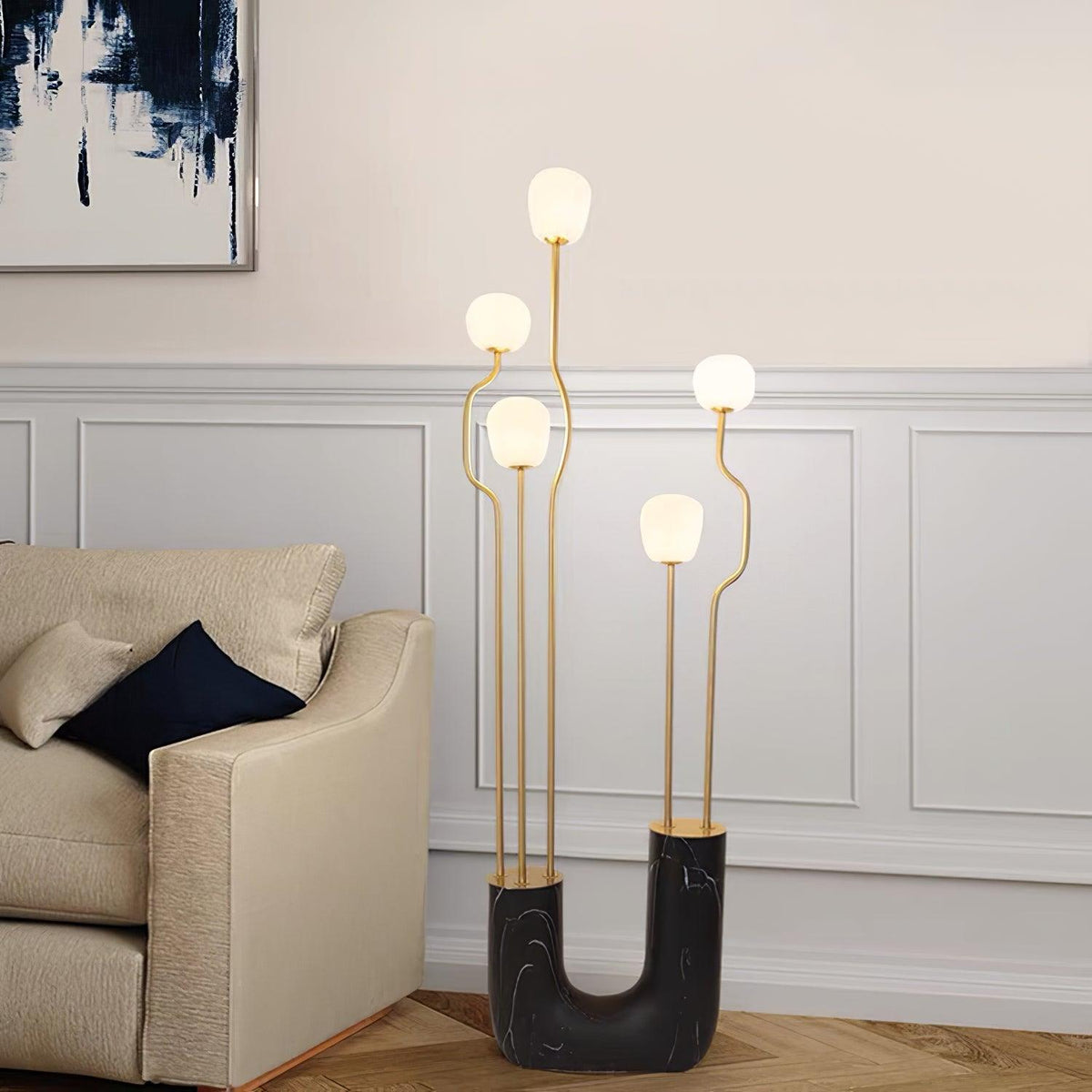 Avenoaya elegancka zewnętrzna lampa stojąca Comet