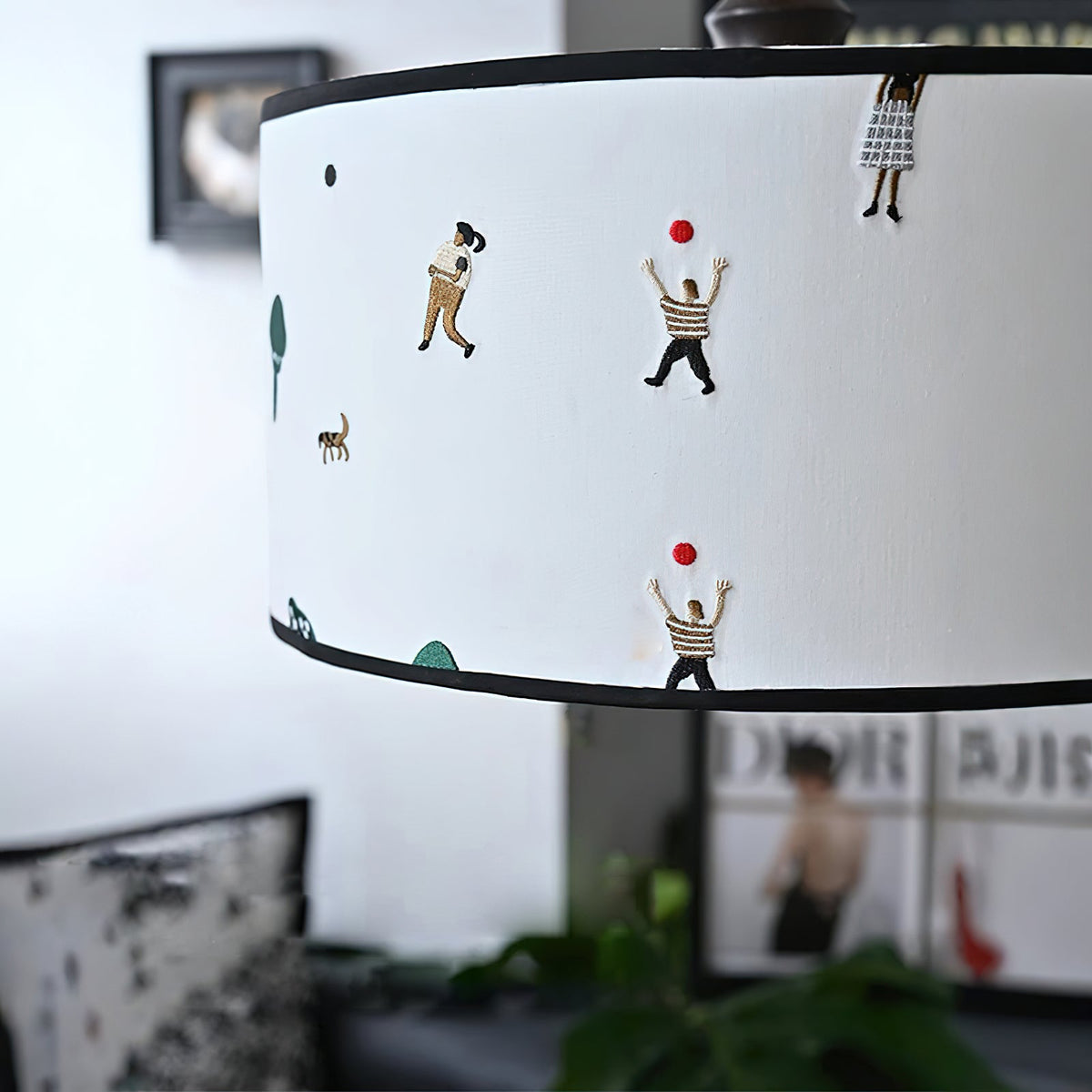 Avino lampa sufitowa w kształcie bębna
