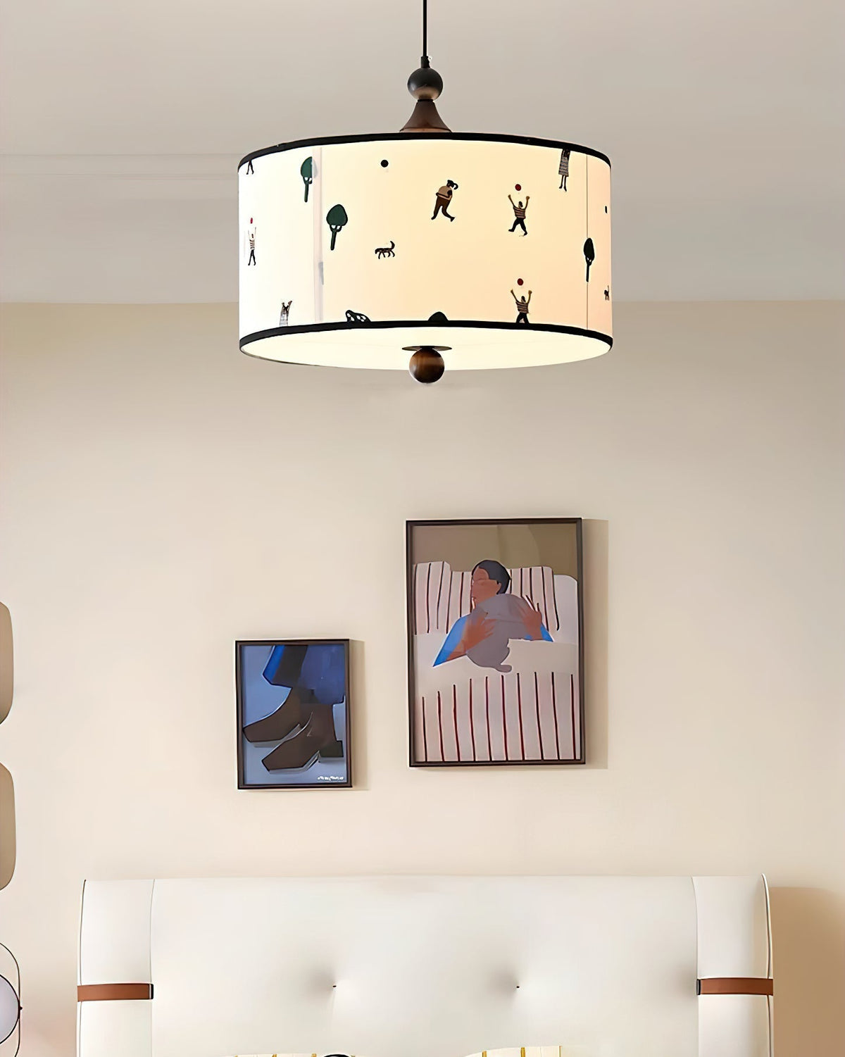 Avino lampa sufitowa w kształcie bębna
