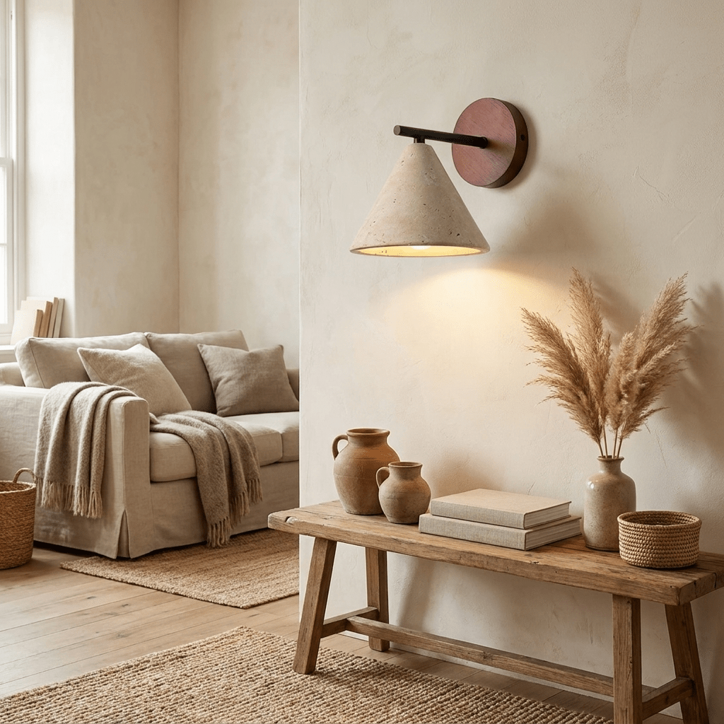 Valorenne Travertine kinkiet