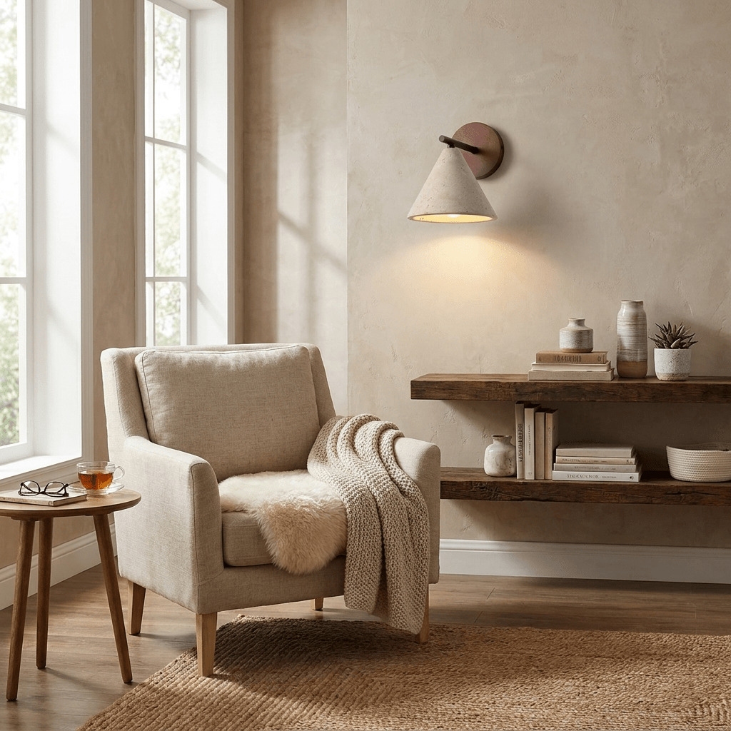 Valorenne Travertine kinkiet