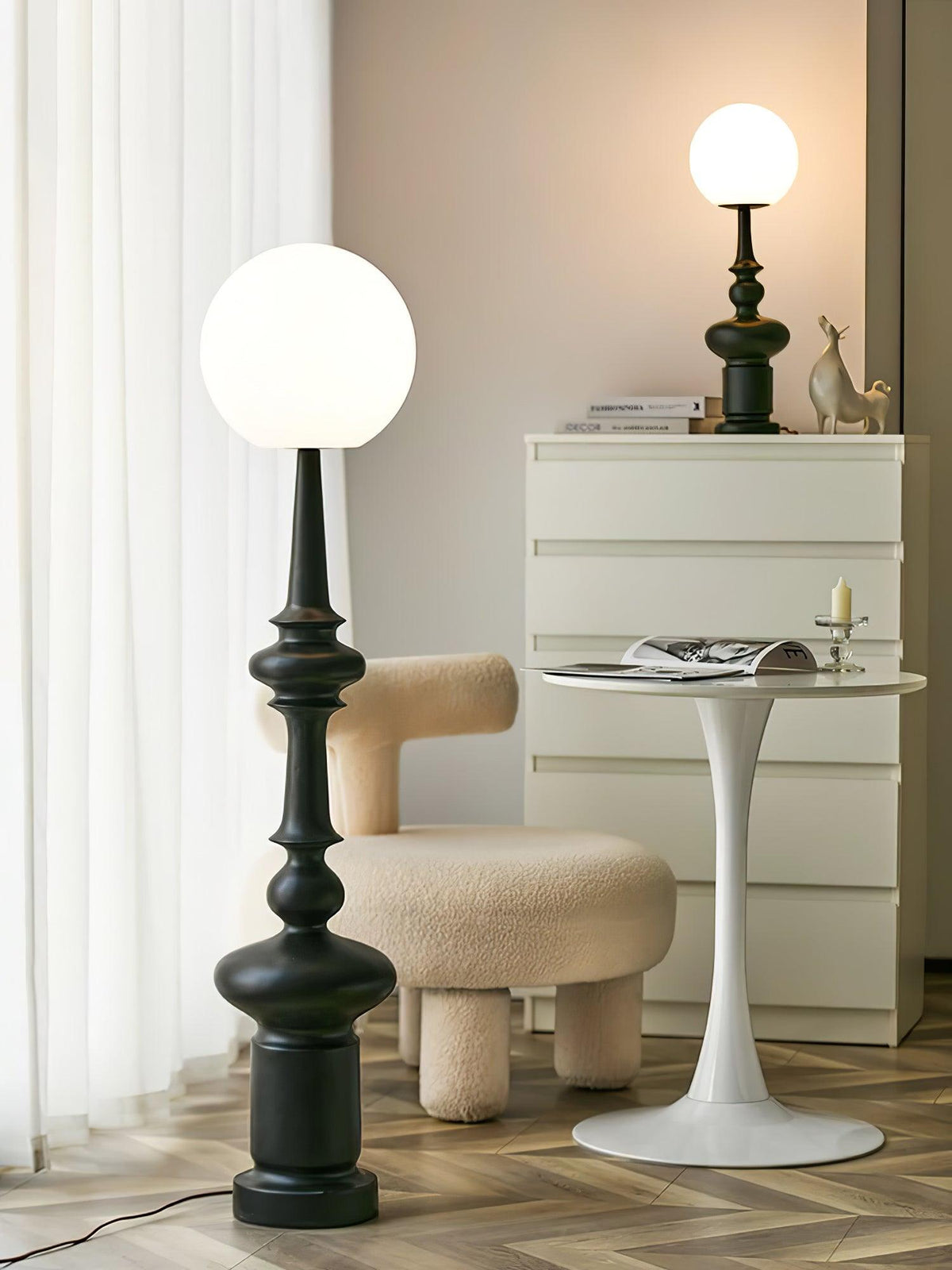 Riroxen zewnętrzna lampa stojąca Roman Column