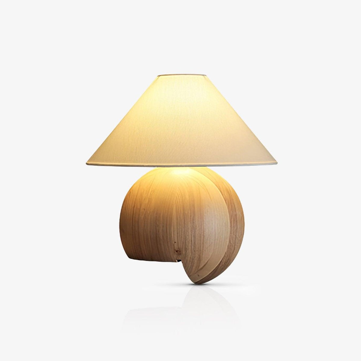 Halise drewniana lampa stołowa organiczna