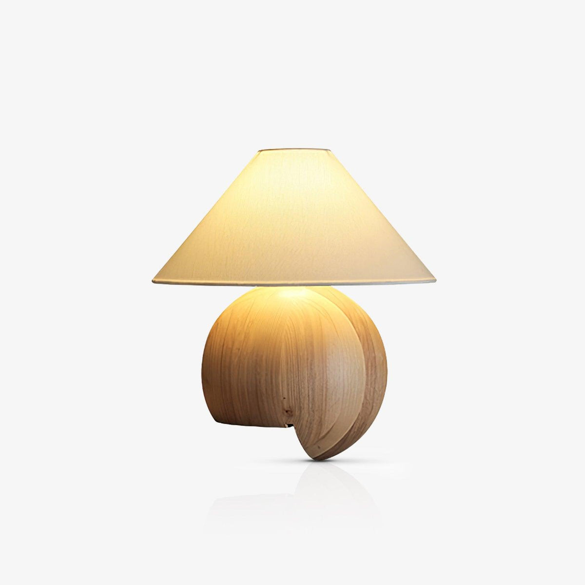 Halise drewniana lampa stołowa organiczna