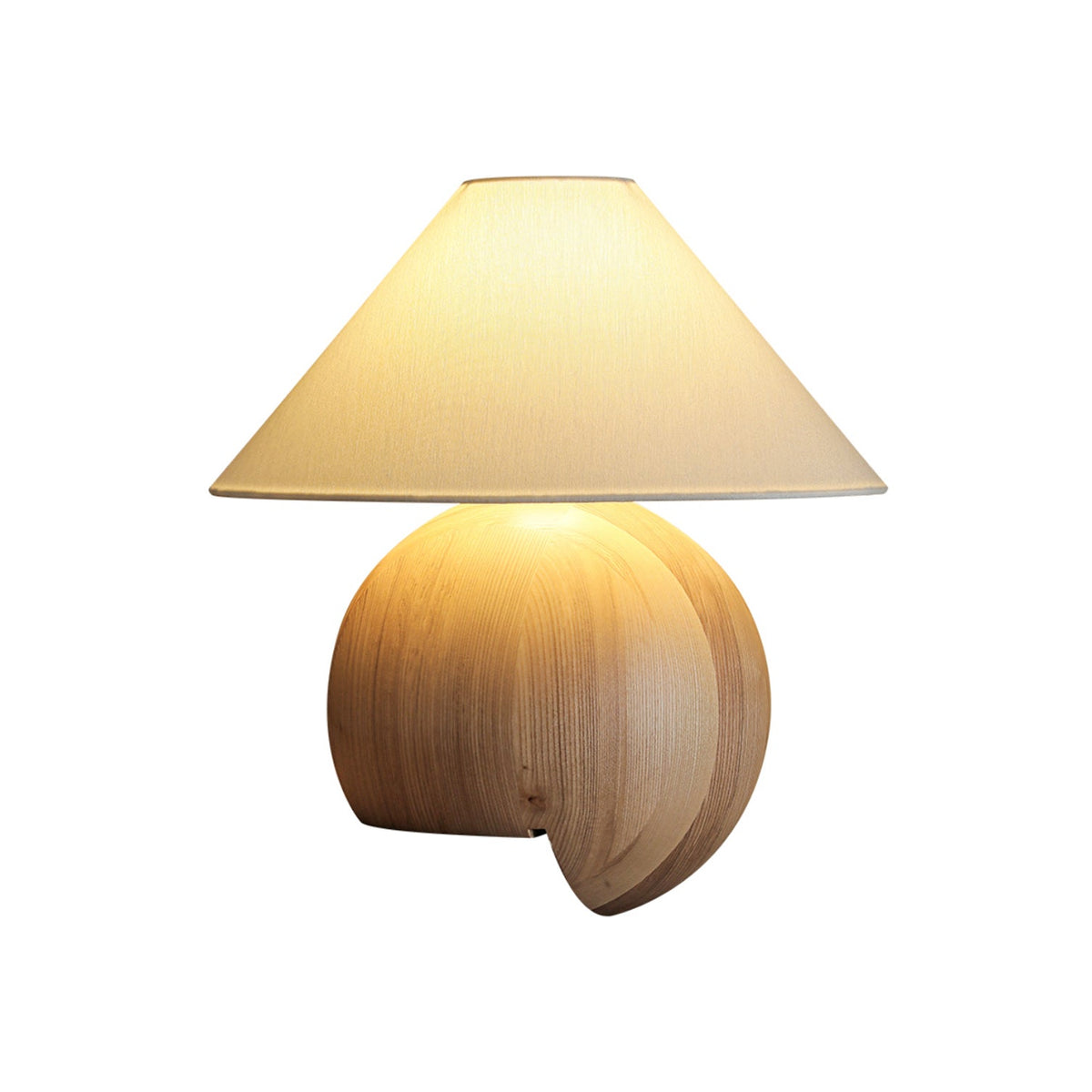 Halise drewniana lampa stołowa organiczna