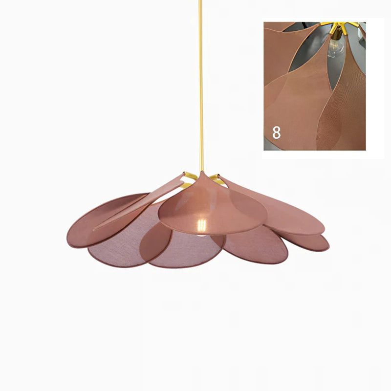 Dax wisząca lampa z płótna inspirowana naturą