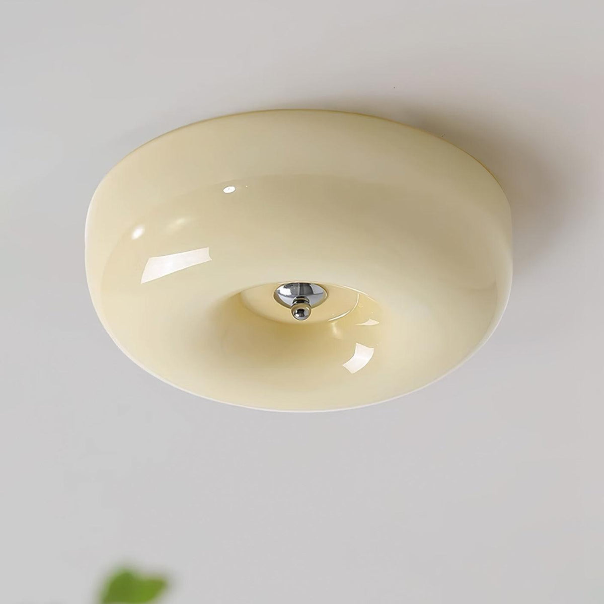 Velisiel żyrandol Cream Pudding ze szkła dmuchanego