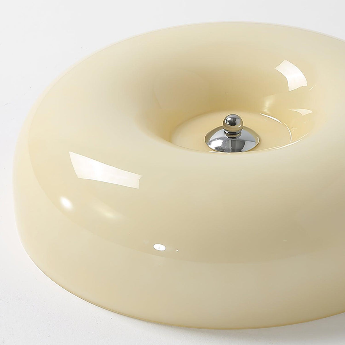 Velisiel żyrandol Cream Pudding ze szkła dmuchanego