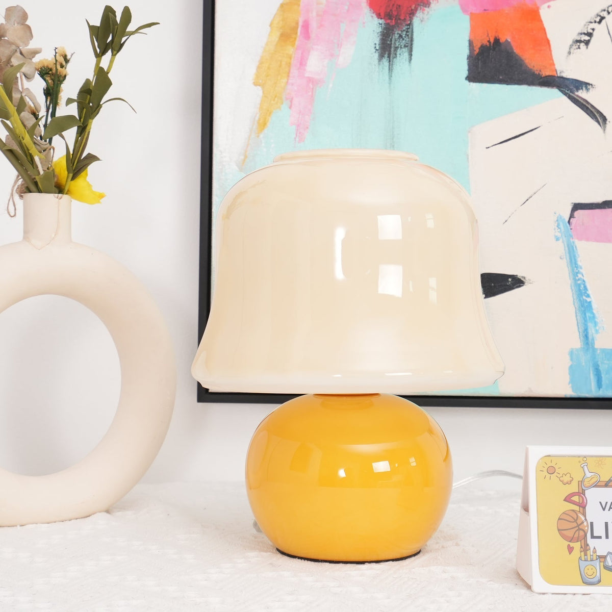 Holg ceramiczna lampa stołowa