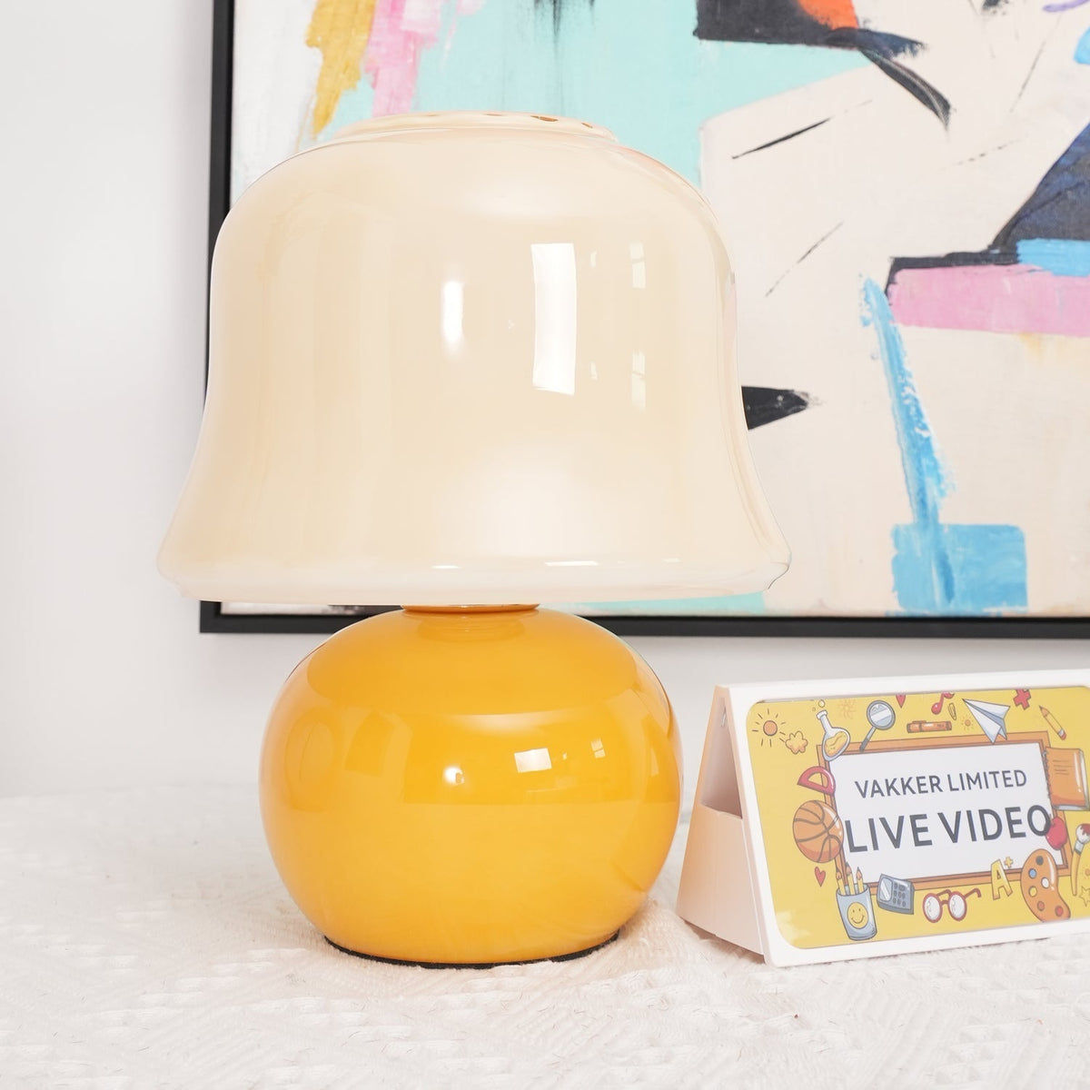 Holg ceramiczna lampa stołowa