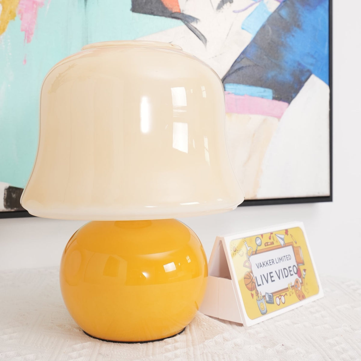 Holg ceramiczna lampa stołowa