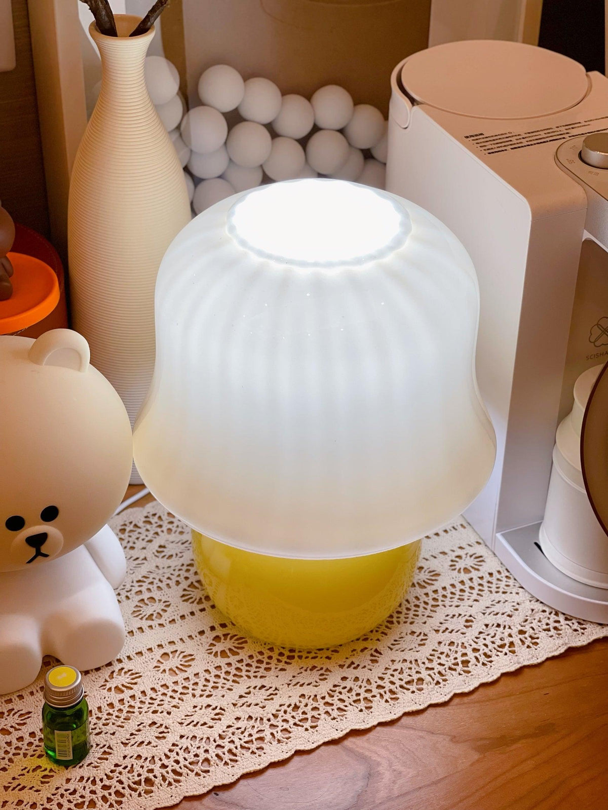 Holg ceramiczna lampa stołowa