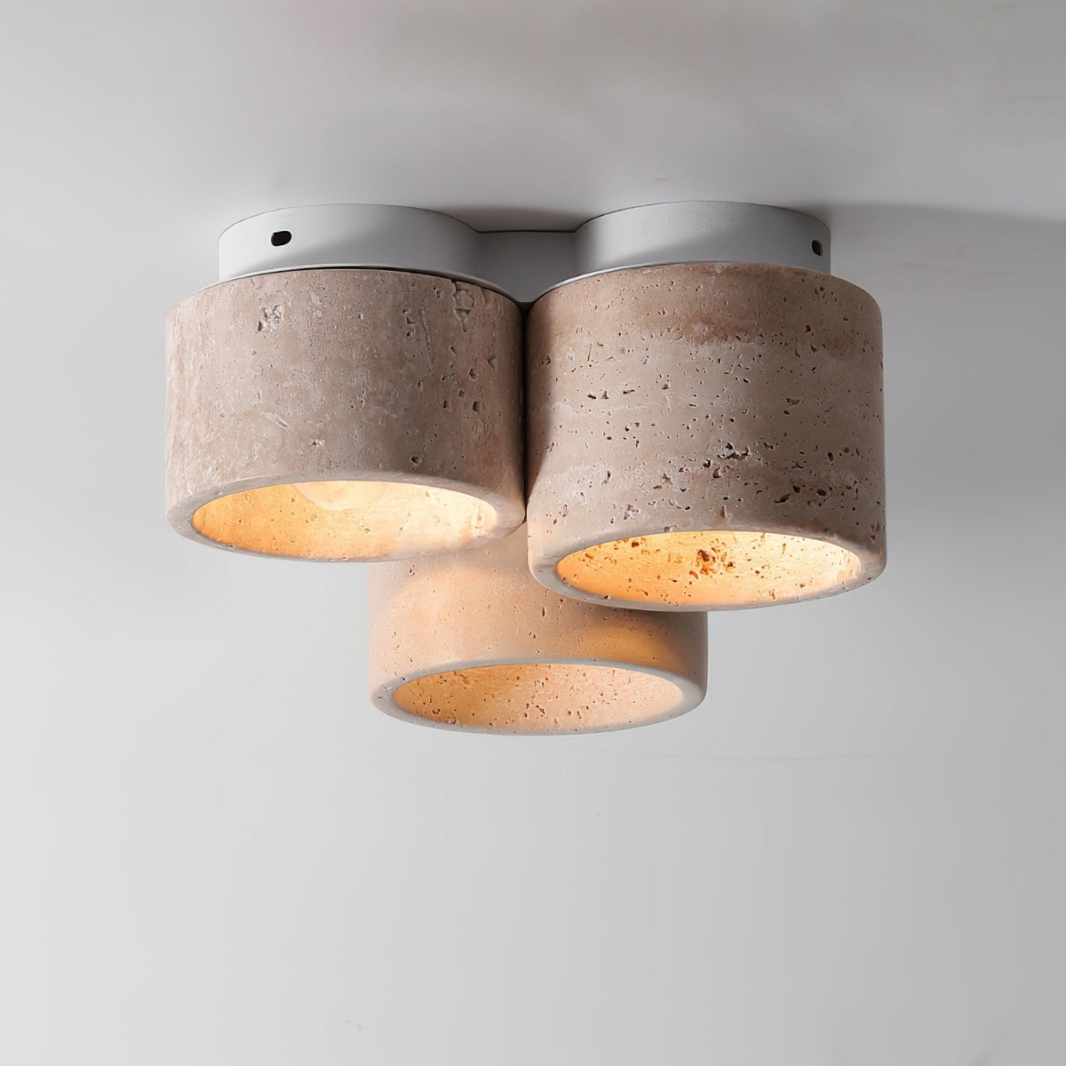 Lampa sufitowa Ritta 3 głowica Travertyn