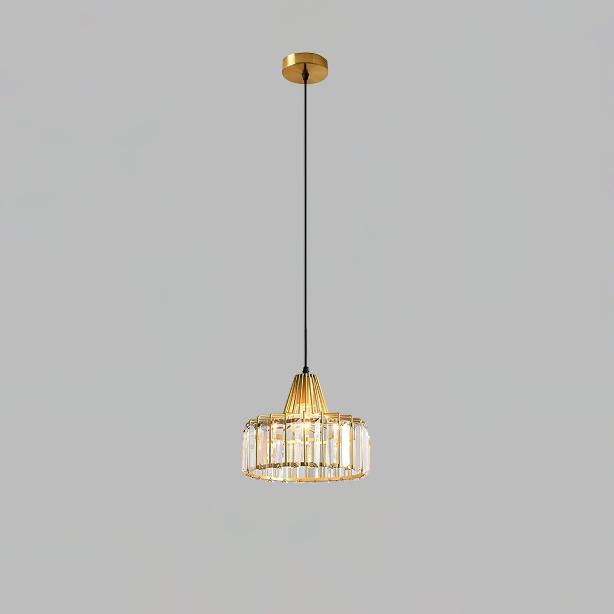 Selenaya nowoczesna lampa wisząca ze szkła kryształowego
