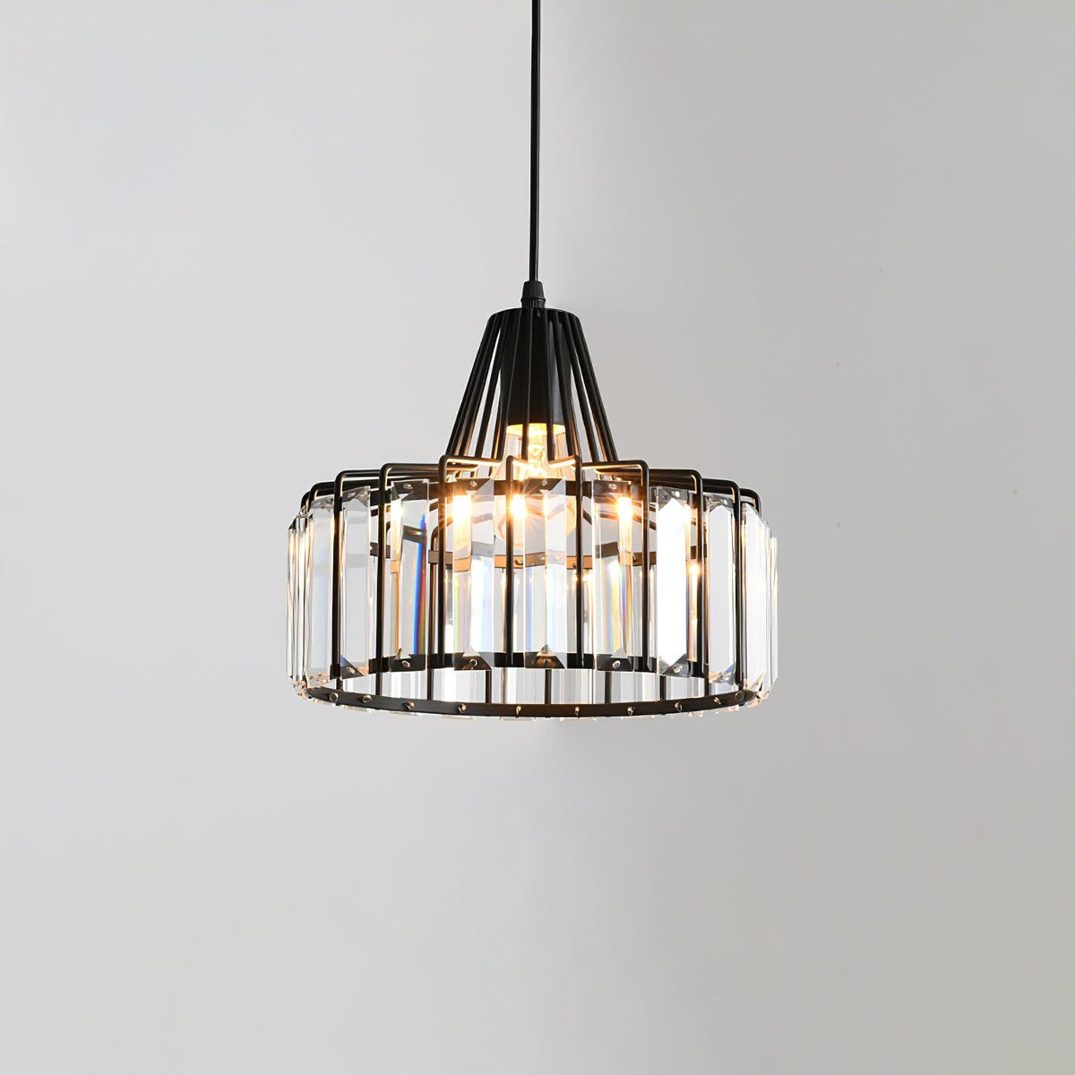 Selenaya nowoczesna lampa wisząca ze szkła kryształowego
