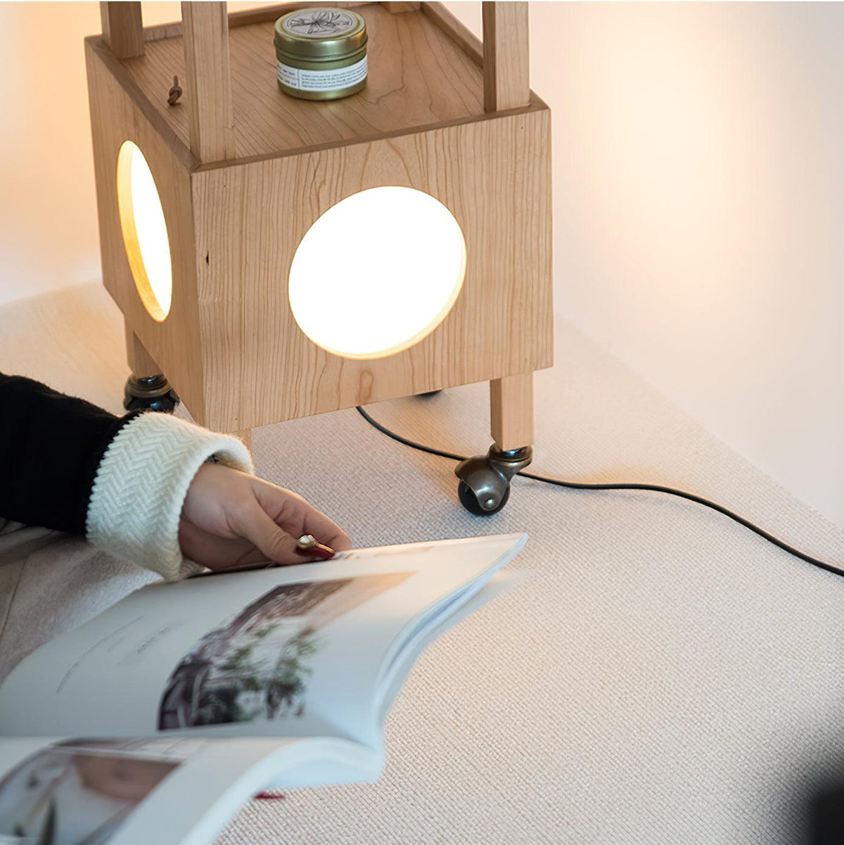Selalira mobilna lampa stołowa Cubby