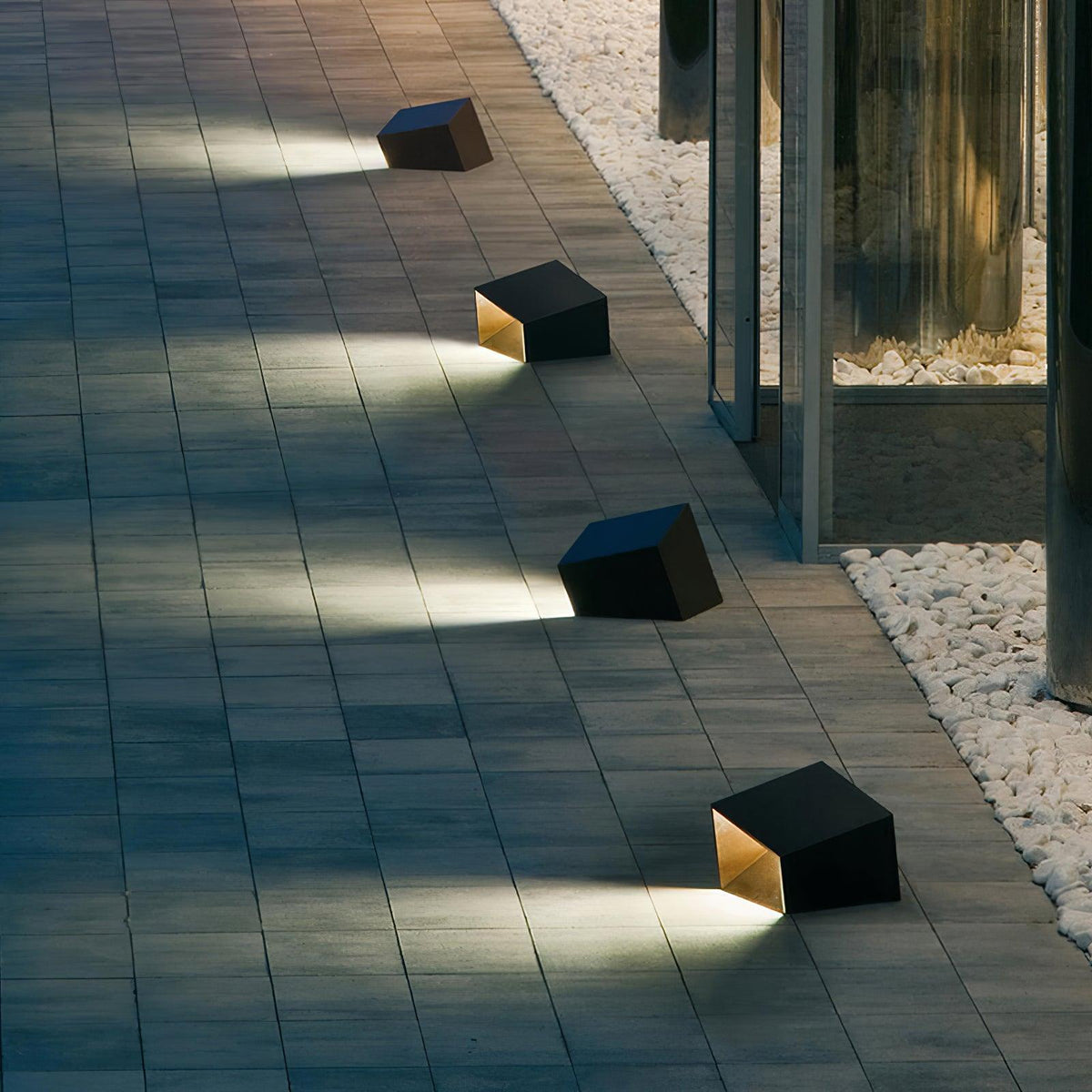 Pearl nowoczesna zewnętrzna lampa stołowa