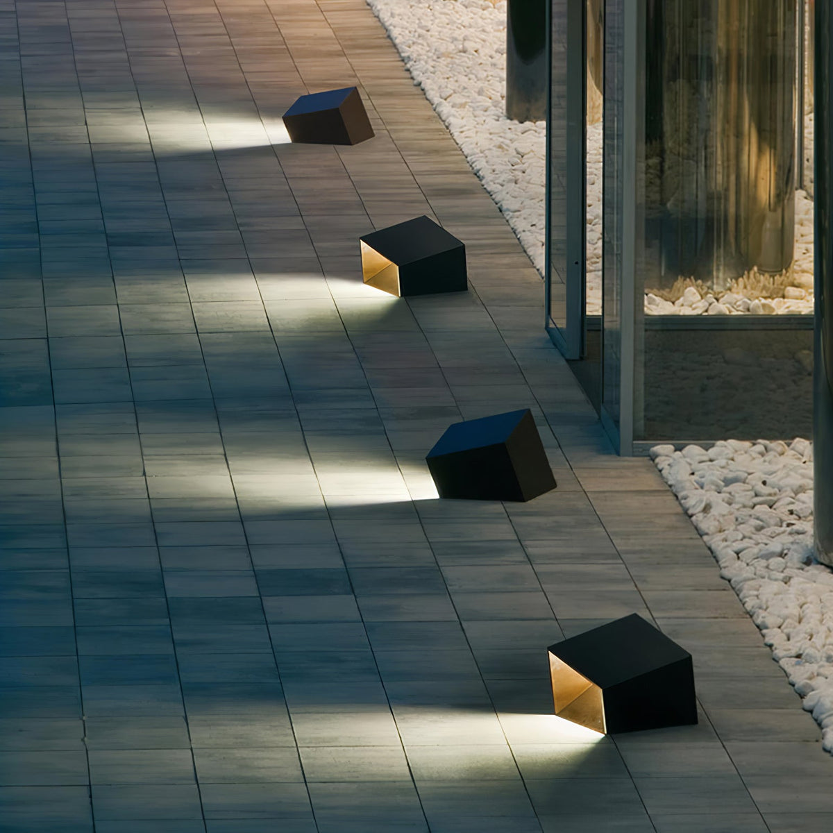 Pearl nowoczesna zewnętrzna lampa stołowa