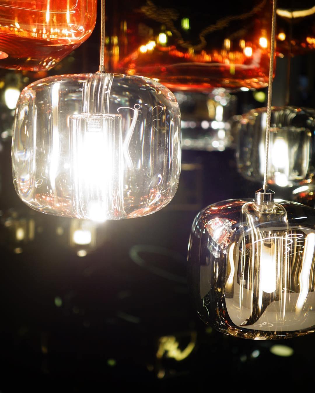 Glowcube nowoczesny żyrandol kryształowy