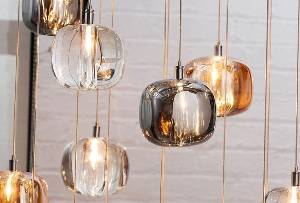 Glowcube nowoczesny żyrandol kryształowy