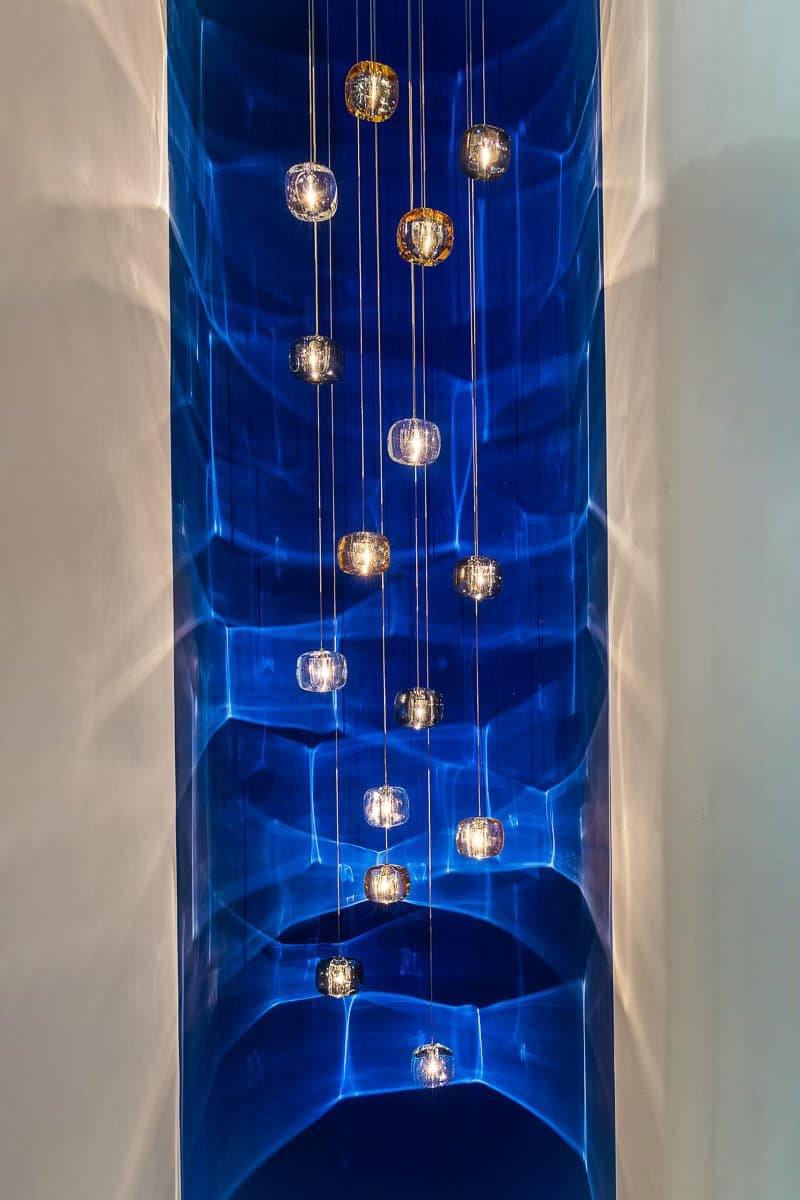 Glowcube nowoczesny żyrandol kryształowy