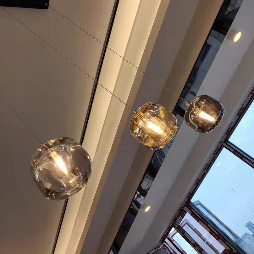 Glowcube nowoczesny żyrandol kryształowy