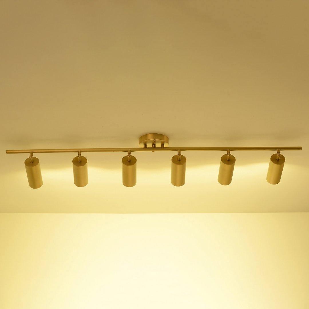 Ezveno nowoczesna lampa sufitowa w miedzi
