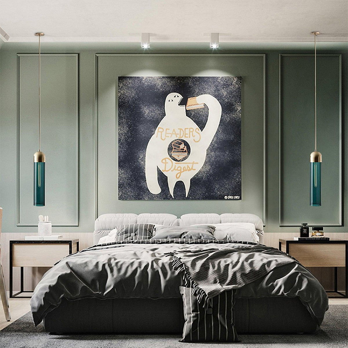Eurcara nowoczesna minimalistyczna lampa wisząca ze szkła o kształcie cylindrycznym