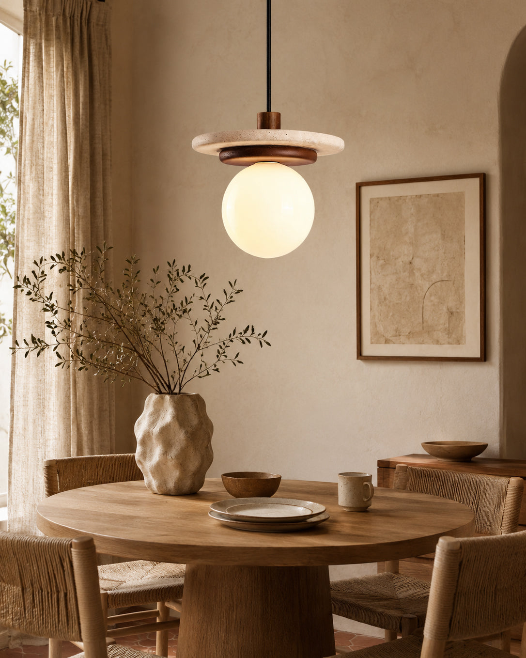 Farren Travertine lampa wisząca