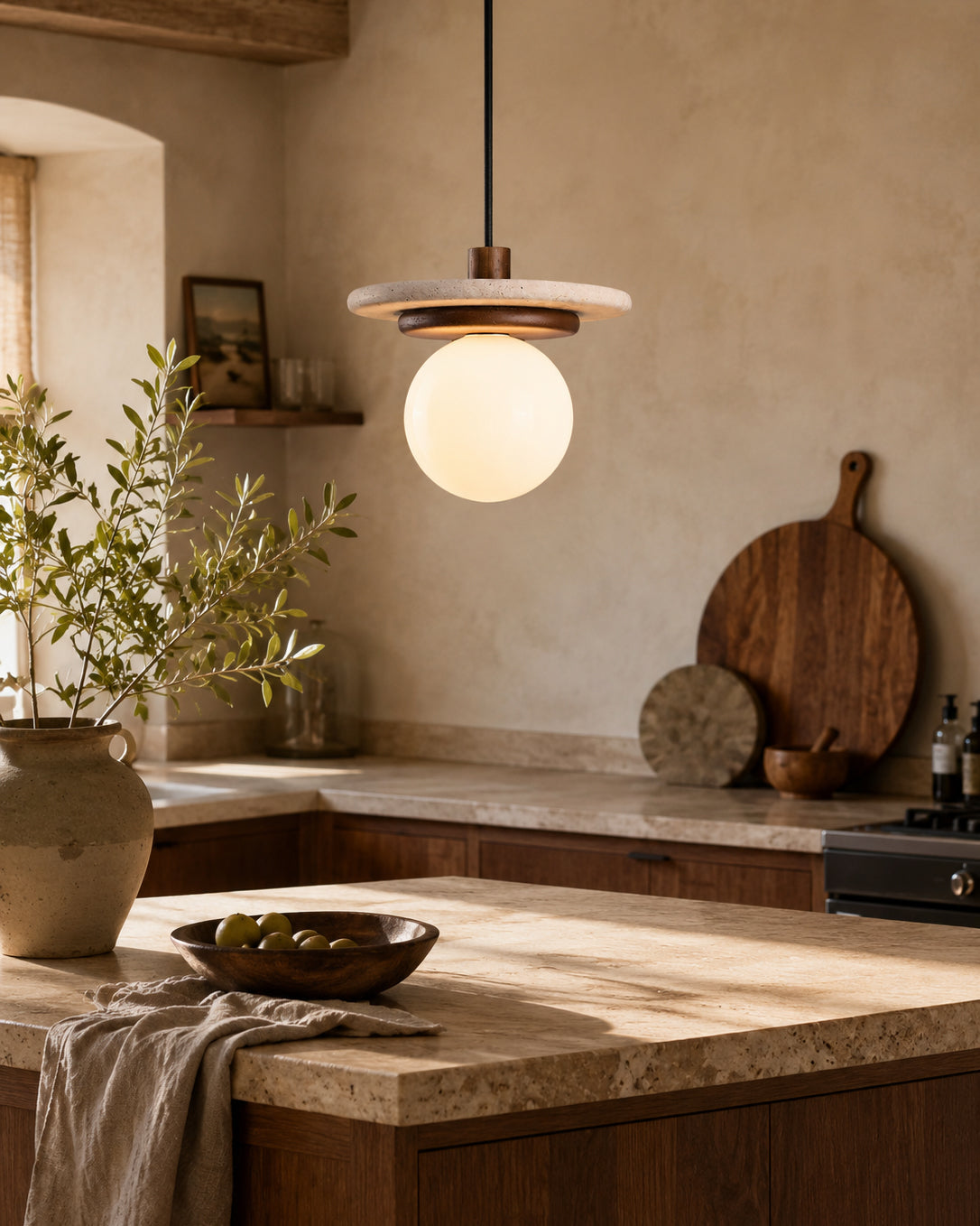 Farren Travertine lampa wisząca