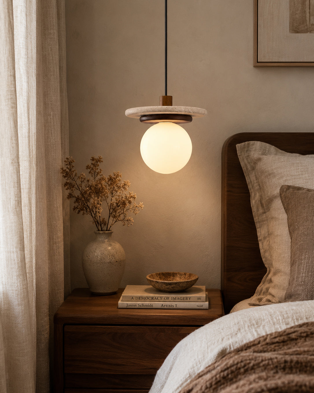 Farren Travertine lampa wisząca
